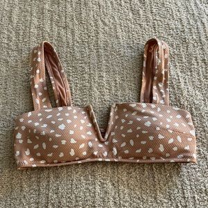 AERIE TAN BIKINI TOP